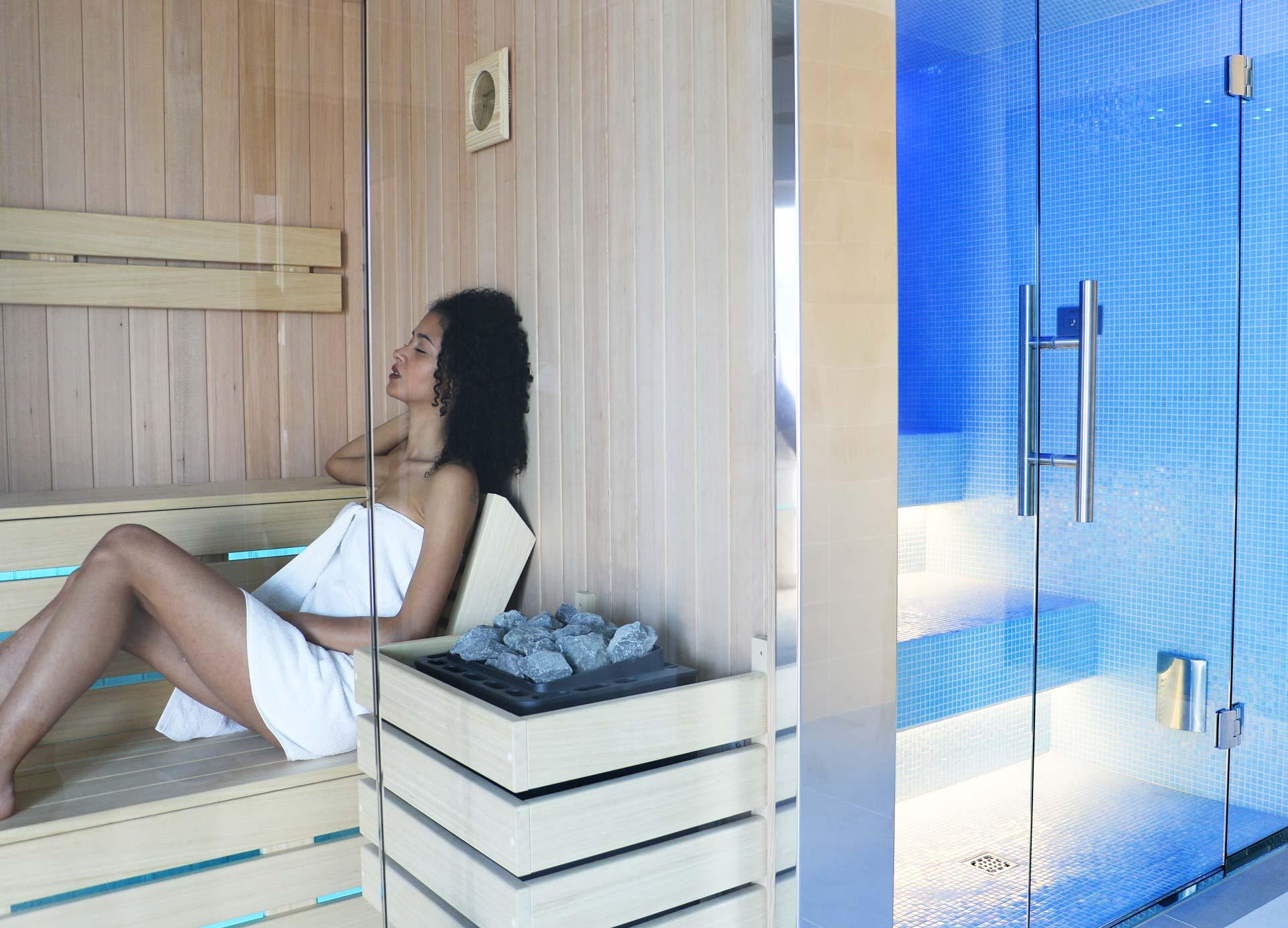 Sauna finlandese in legno