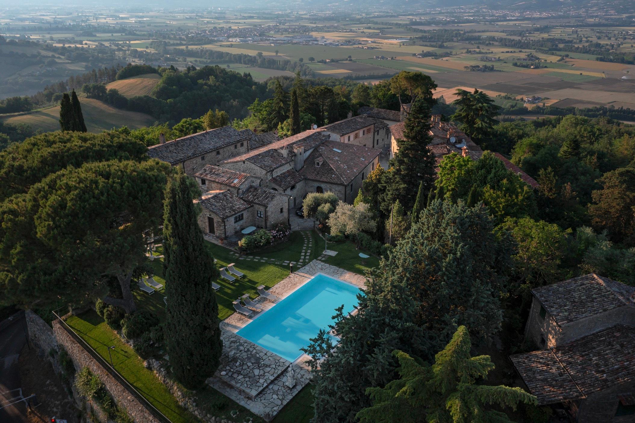 Veduta del borgo medievale