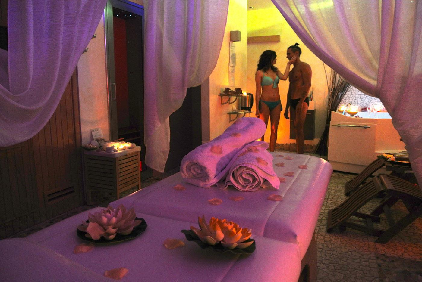 Area benessere spa per coppie