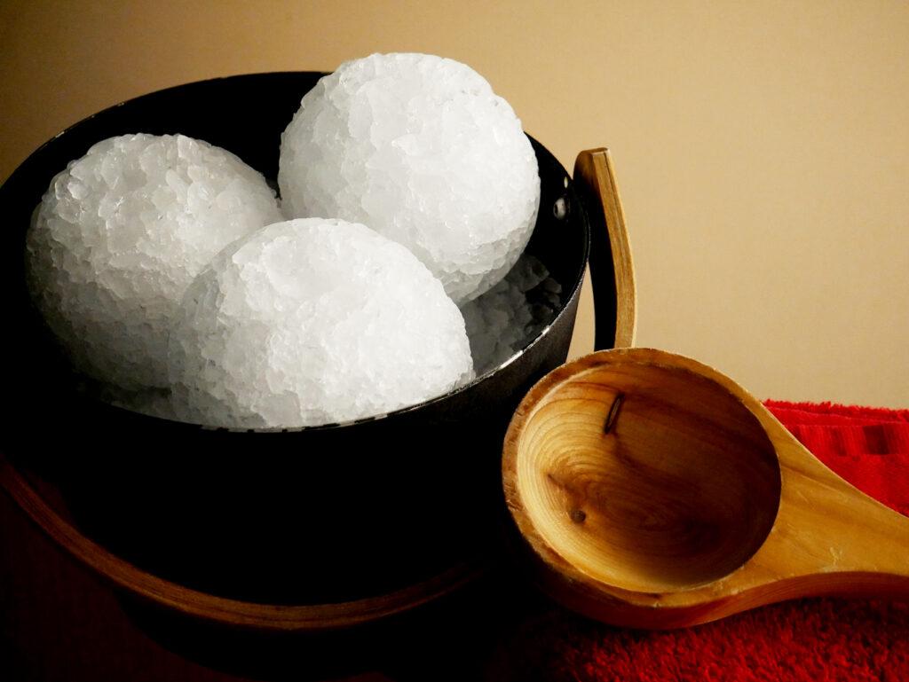 Rituale aufguss in sauna