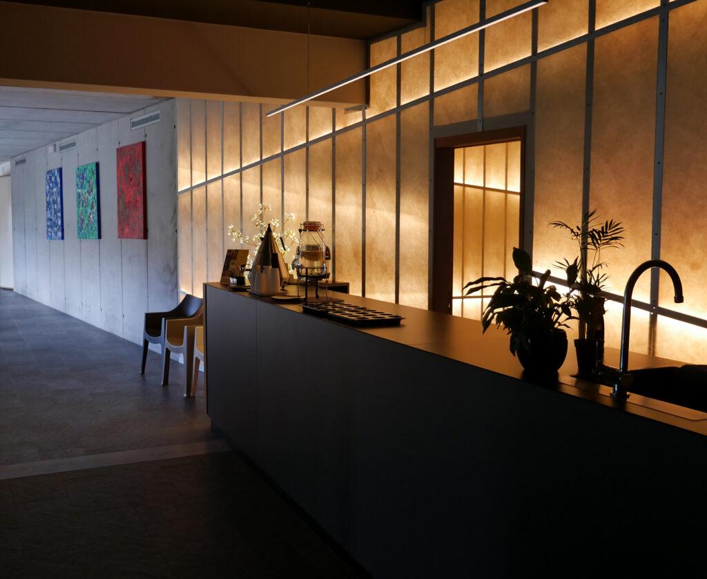 Vista esterna del centro benessere