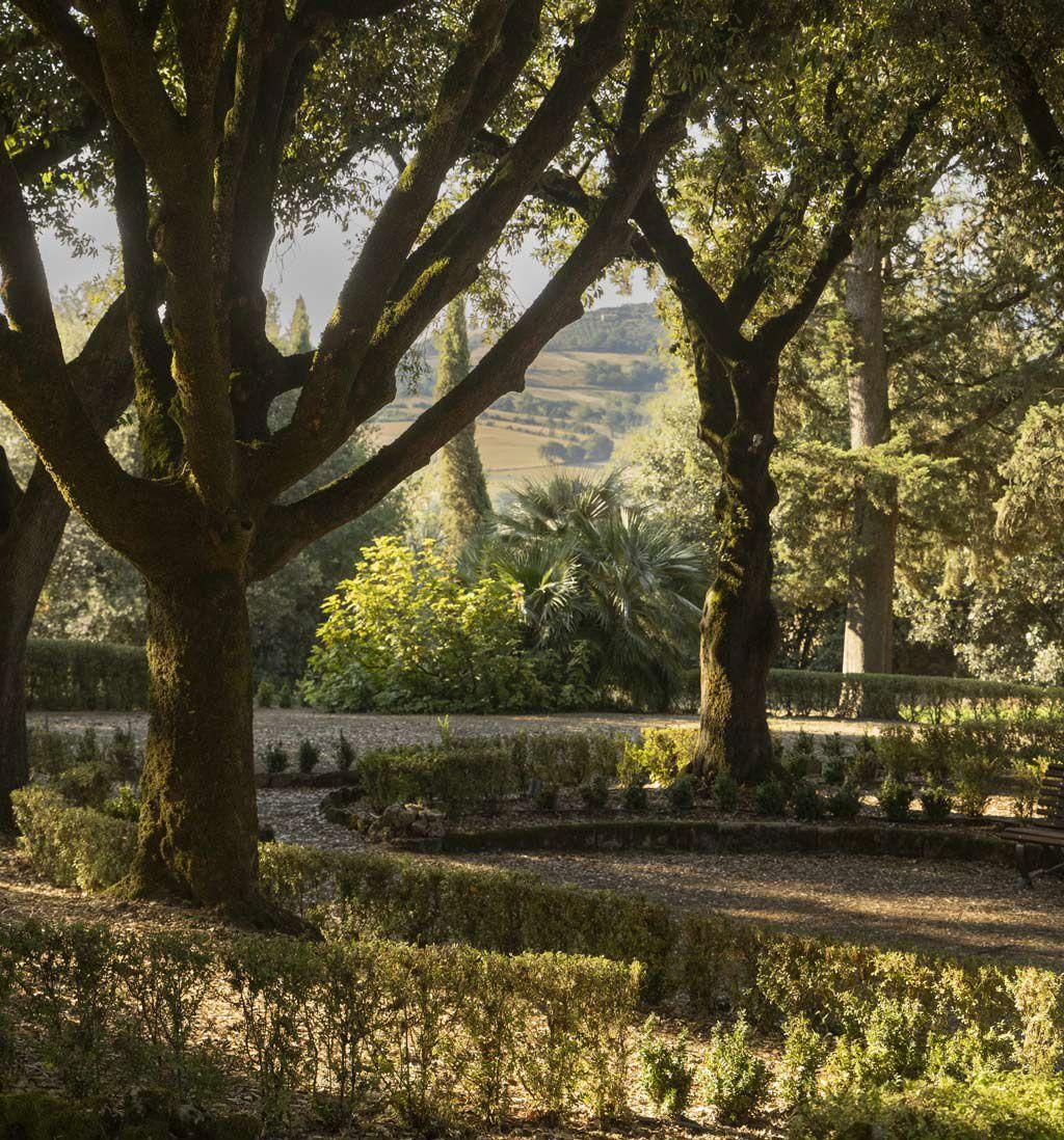 Giardino all'italiana del resort