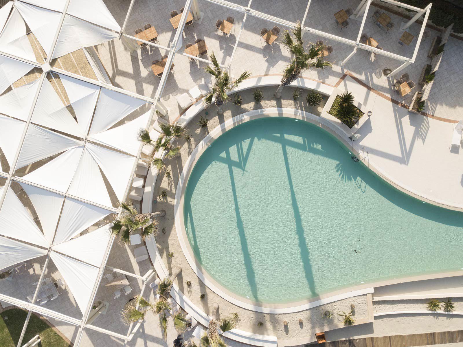 Vista aerea resort Capovaticano