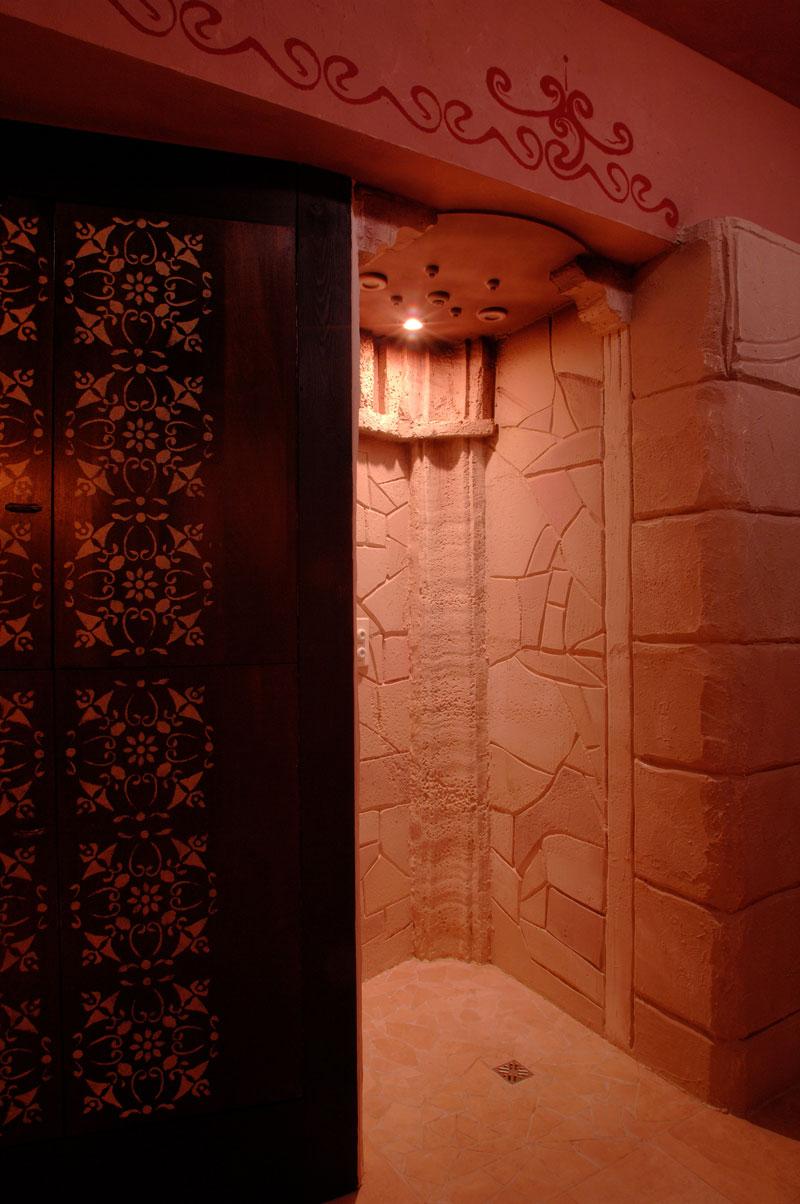 Doccia con cromoterapia