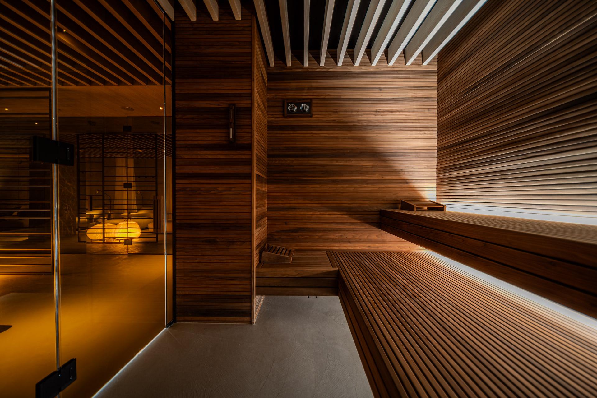 Sauna e area benessere