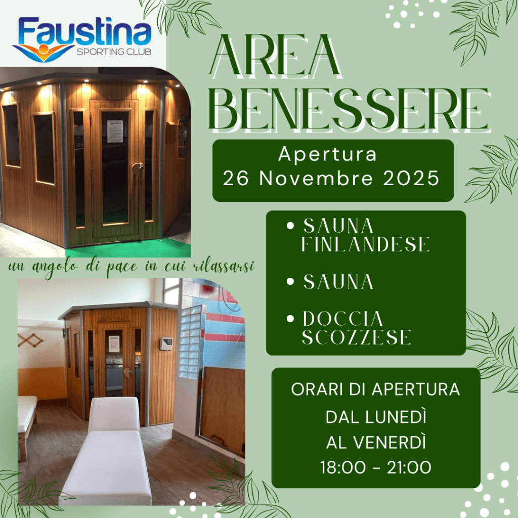 Area benessere e biosauna