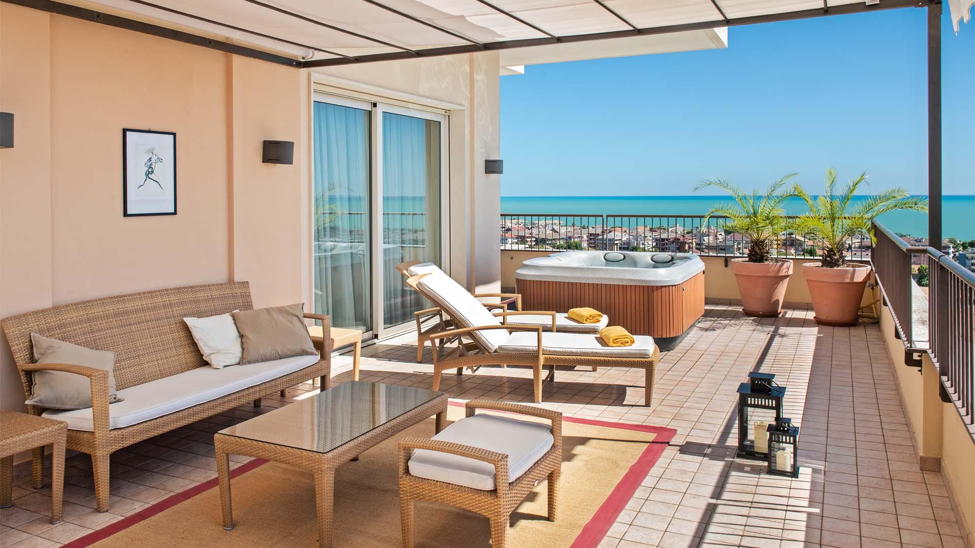 Master SPA Suite con jacuzzi privato e solarium