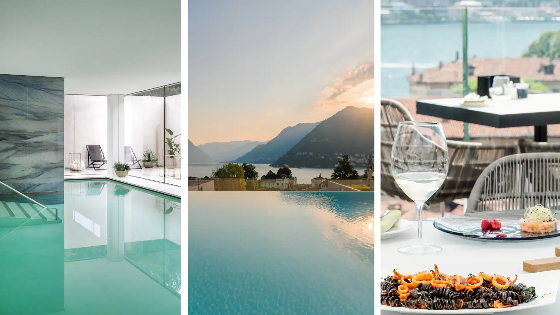 Lakeside Serenity Escape piscina panoramica