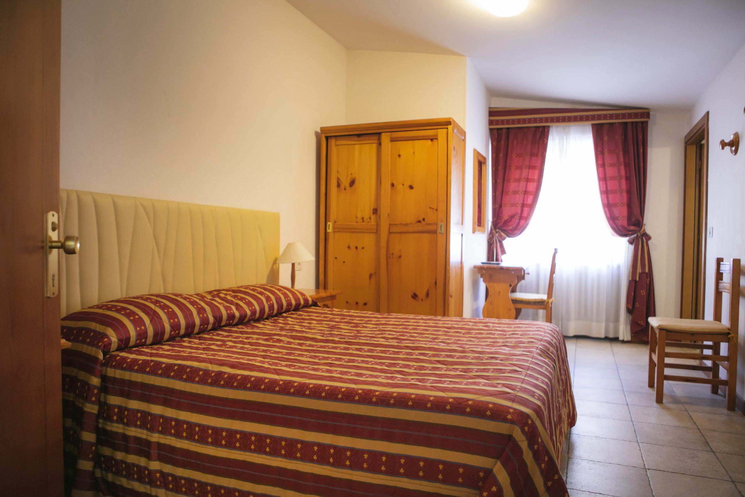 Interno della camera dell'hotel