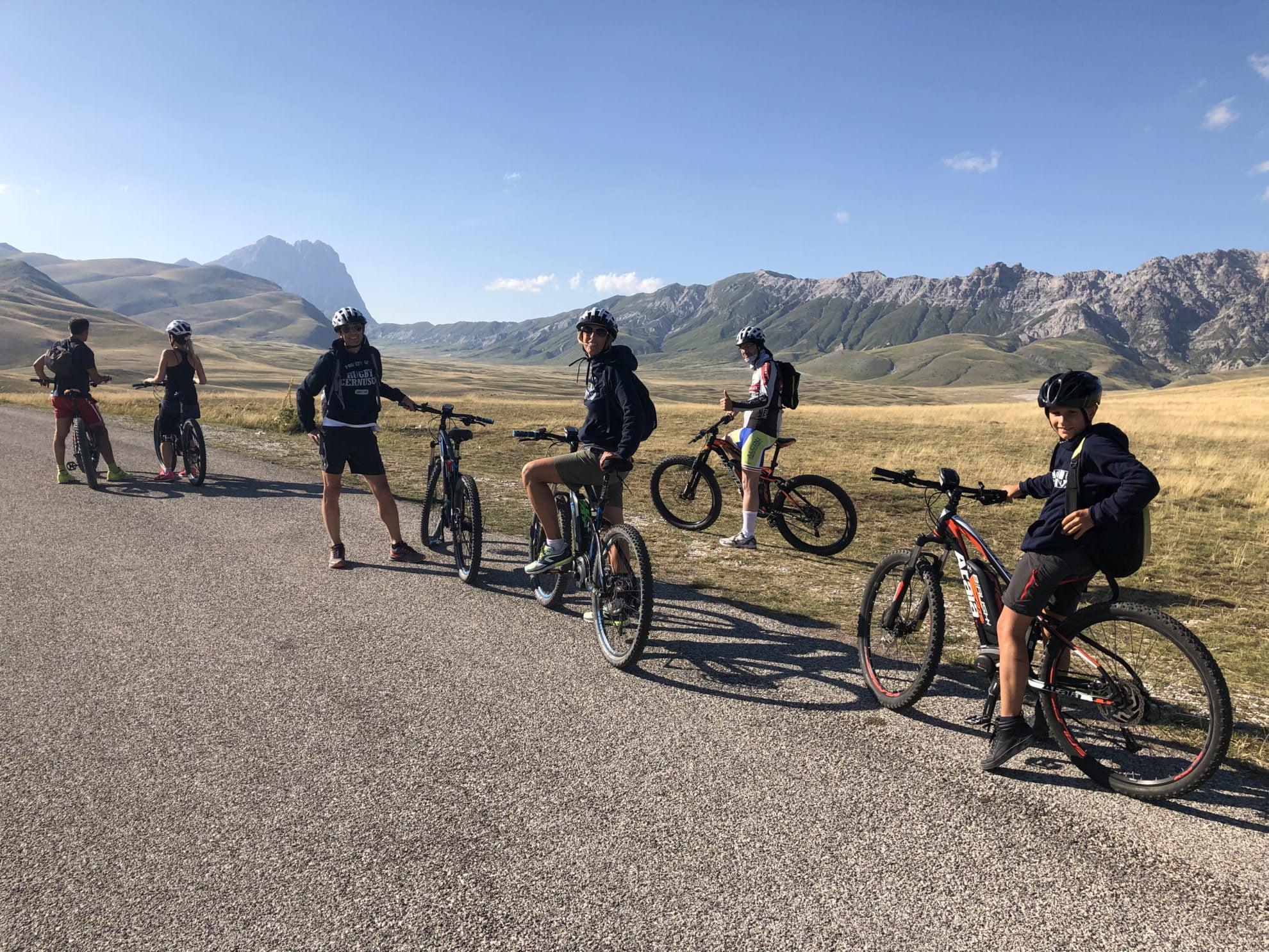 Escursioni in e-bike sul Gran Sasso
