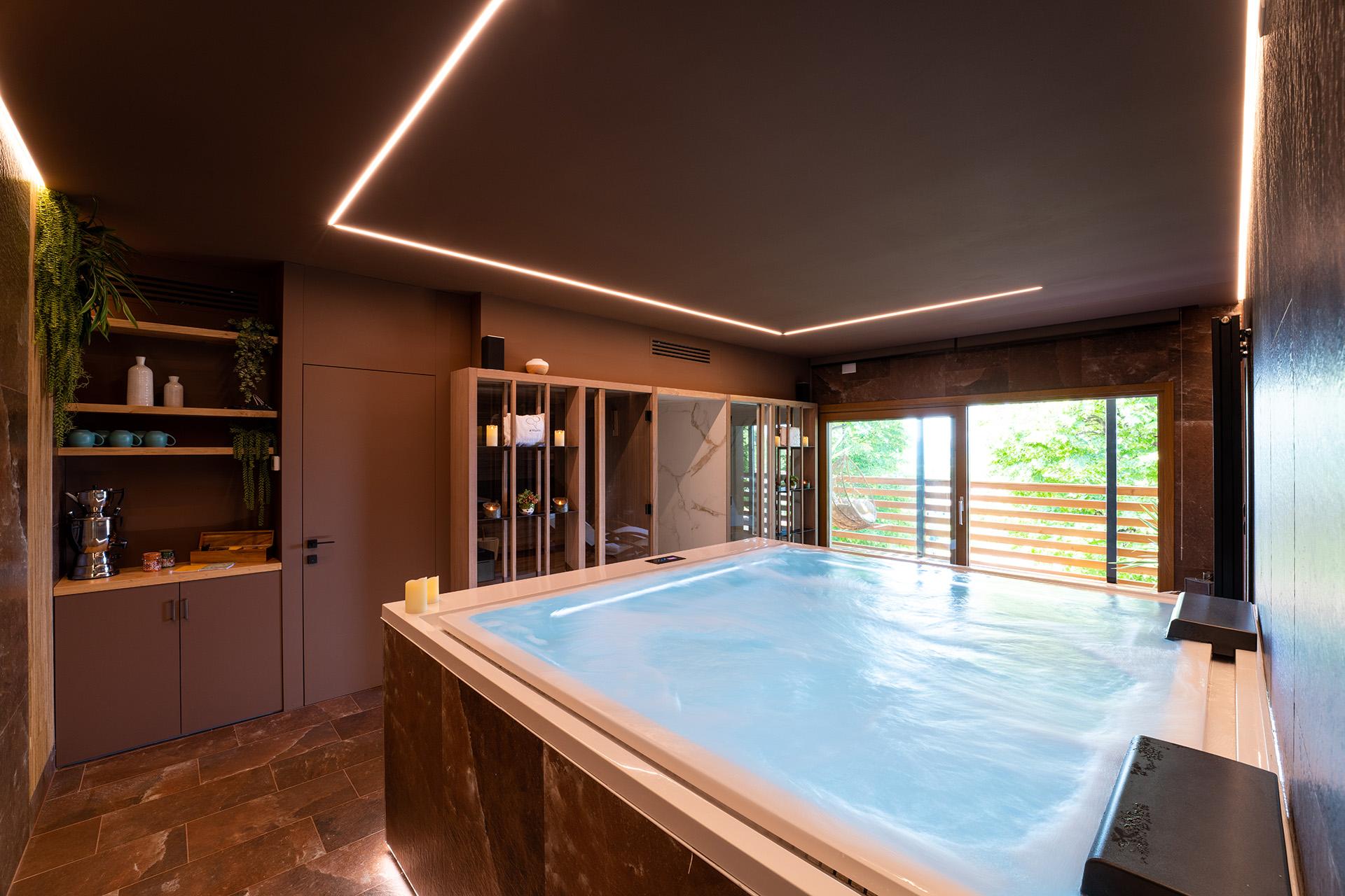 Zona benessere SPA con terrazza