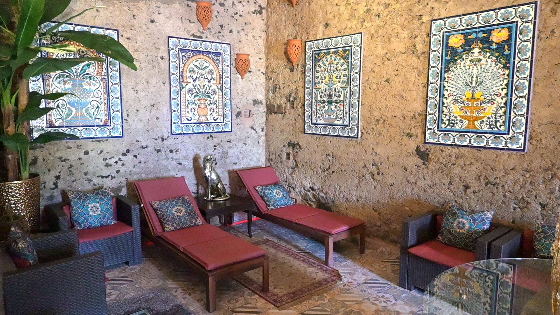 Area relax dettaglio Bagni Arabi