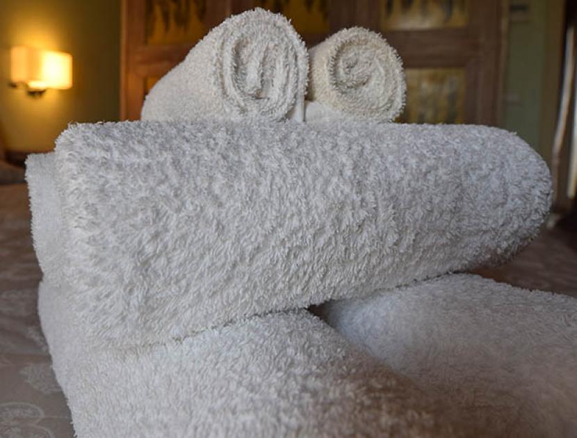 Zona relax con lettini ad acqua riscaldata