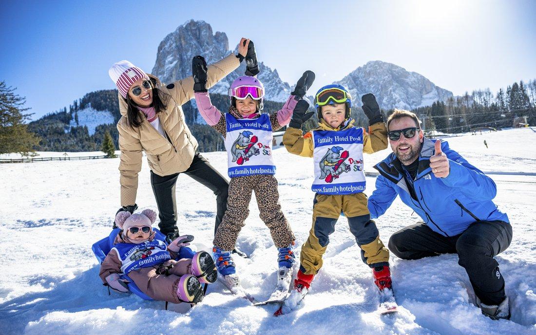 Family Hotel Posta paesaggio invernale
