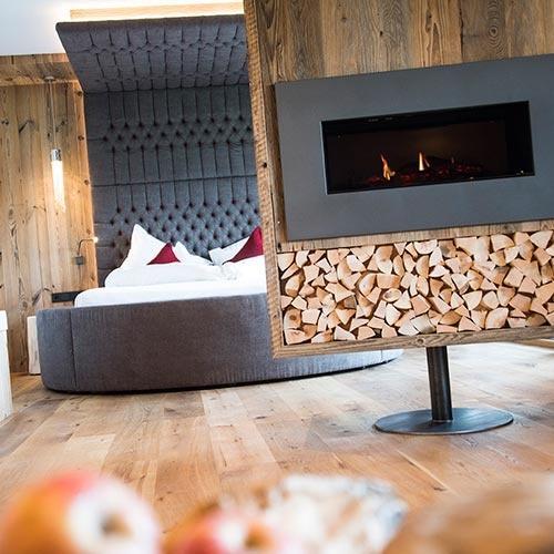 Dettaglio suite romantica