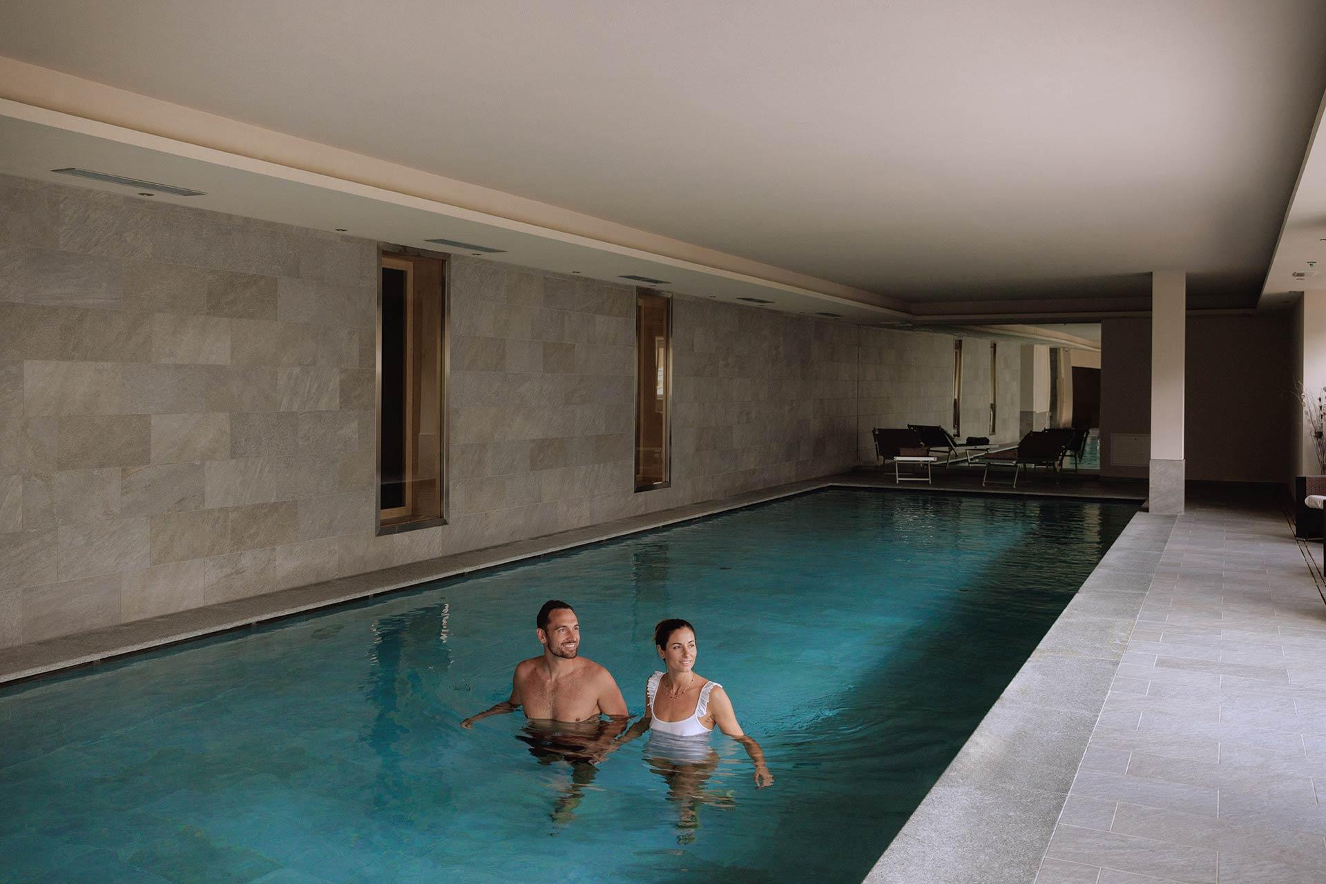 Zona piscine del centro benessere