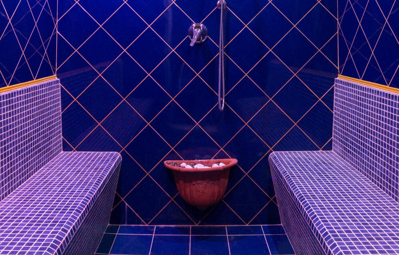 Bagno turco centro benessere in hotel mare blu a pineto