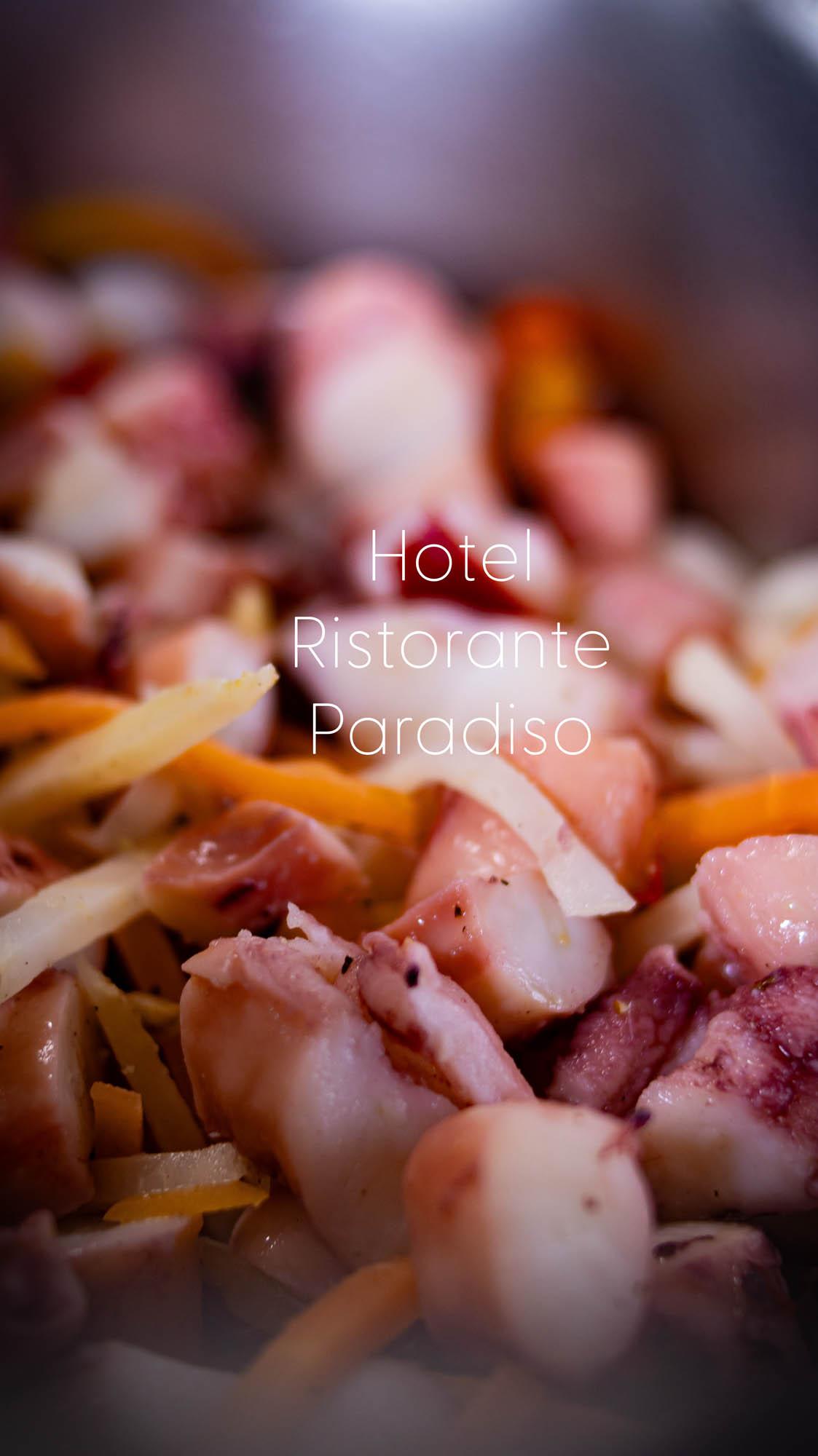 Piatto pesce verdure fresche ristorante