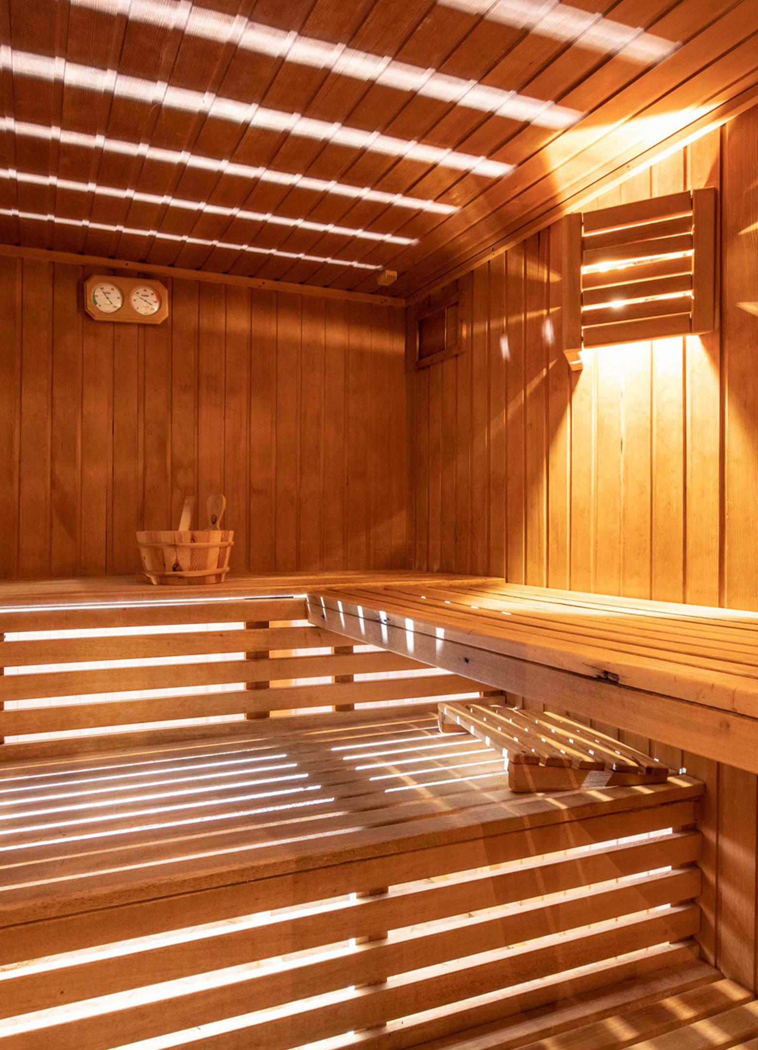 Sauna dell'hotel