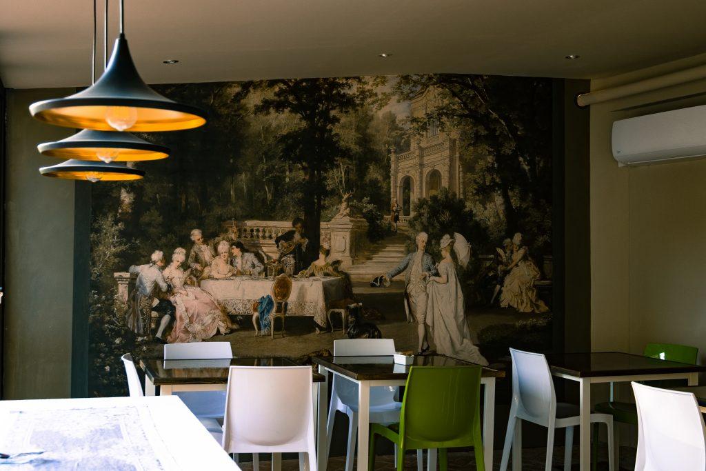 Vista panoramica dal giardino