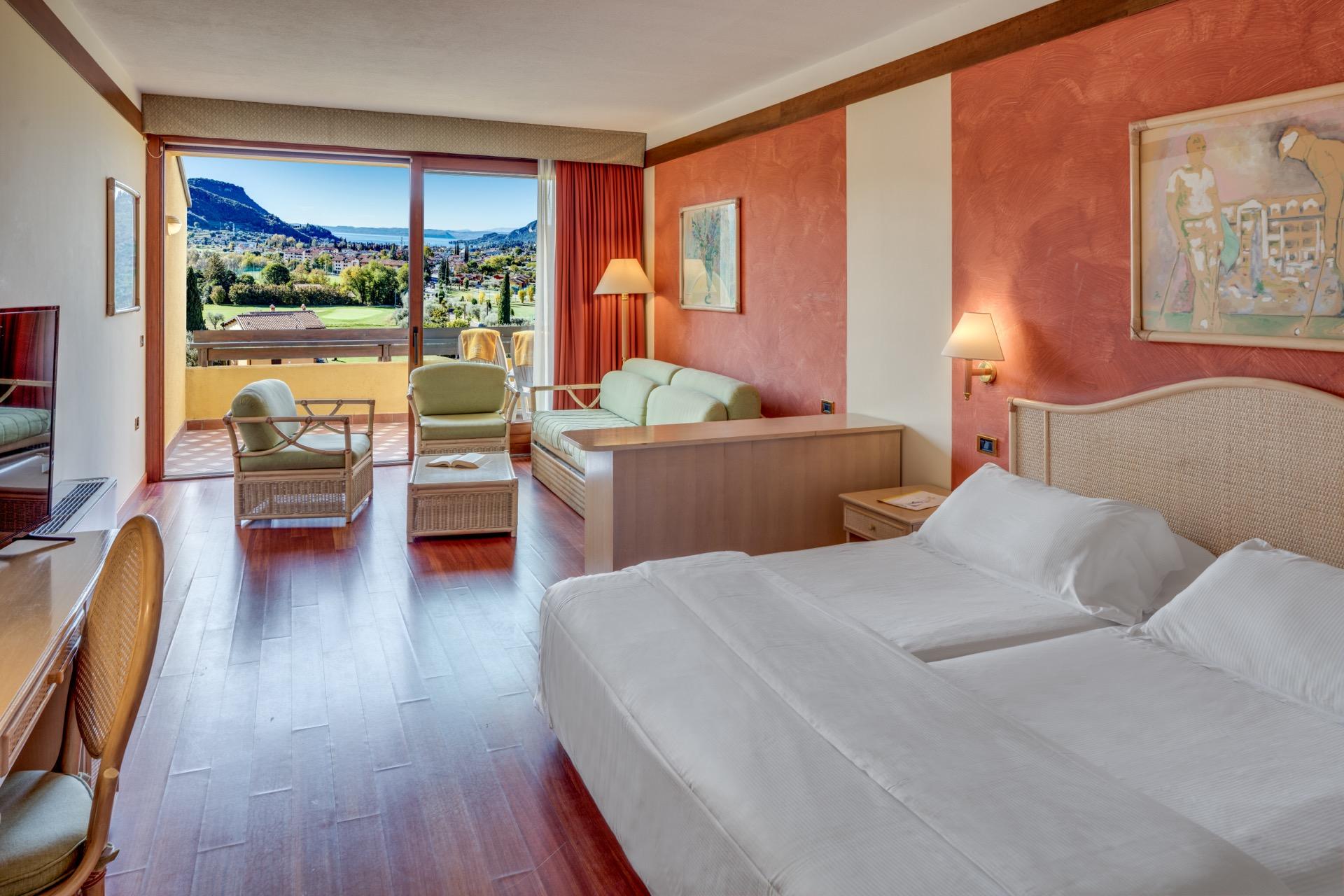 Camera Junior Suite con balcone e vista panoramica