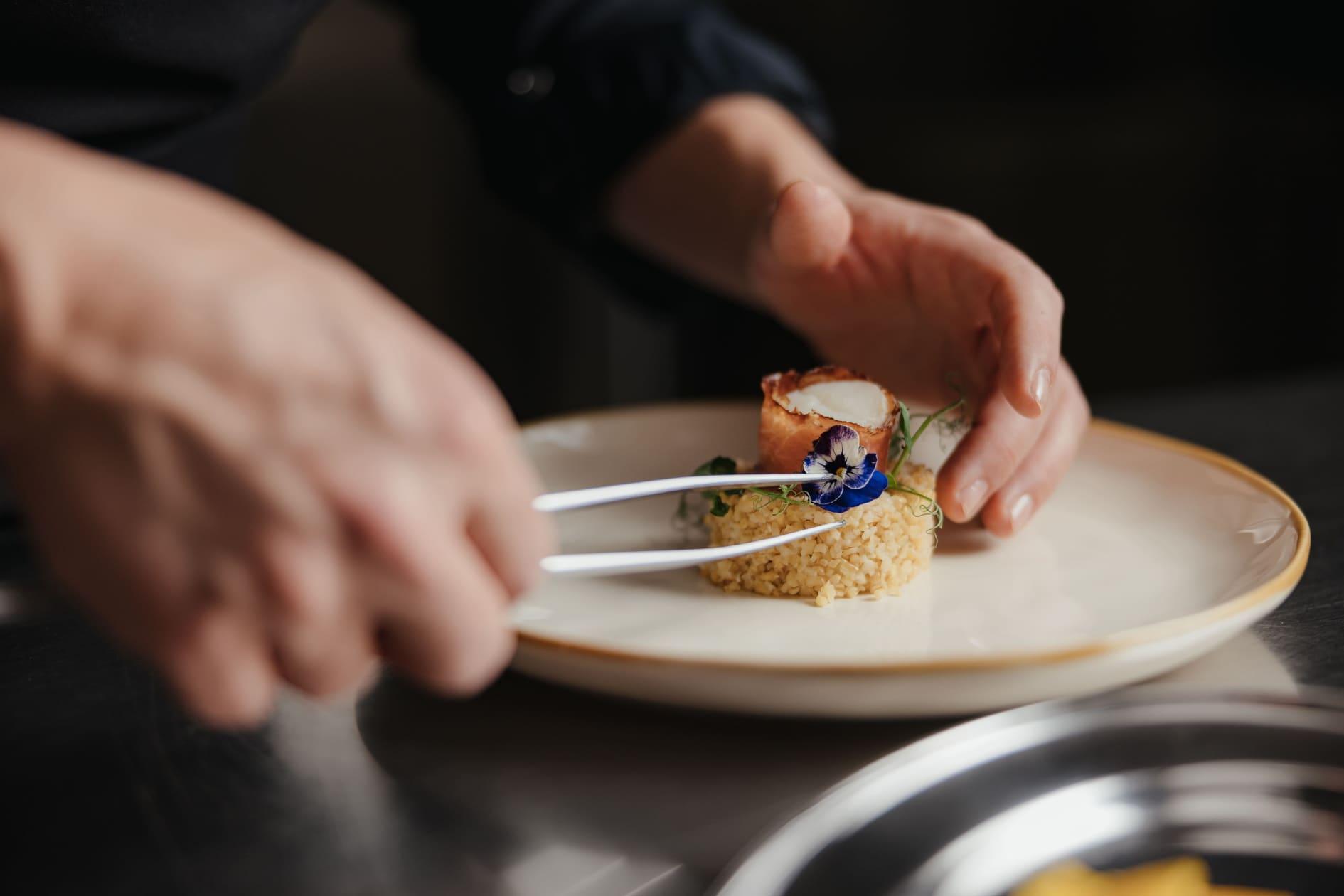 Pane fresco dell'hotel