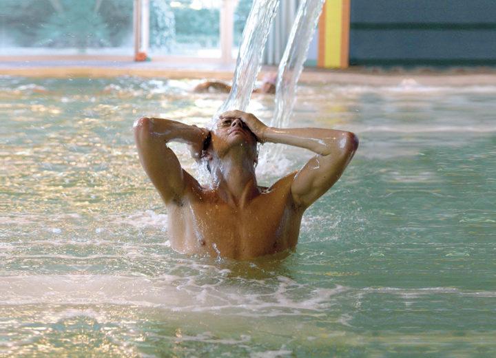 Ospite presso la piscina termale