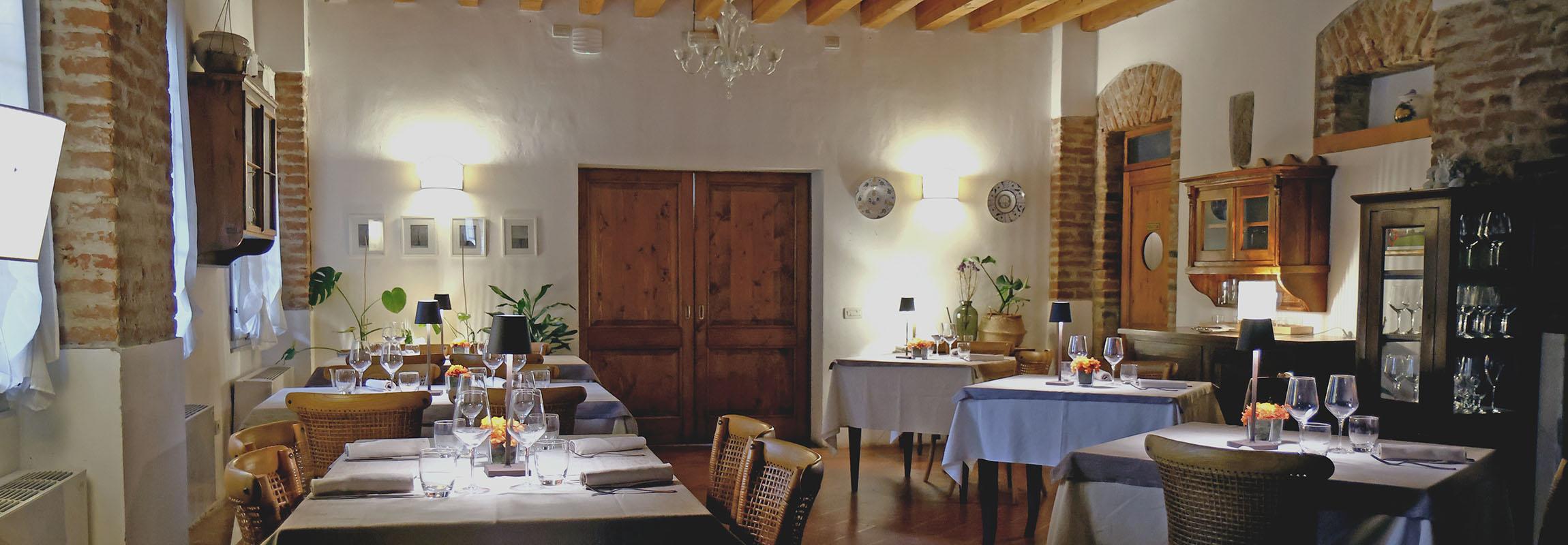 Sala ristorante Locanda Venezze interno