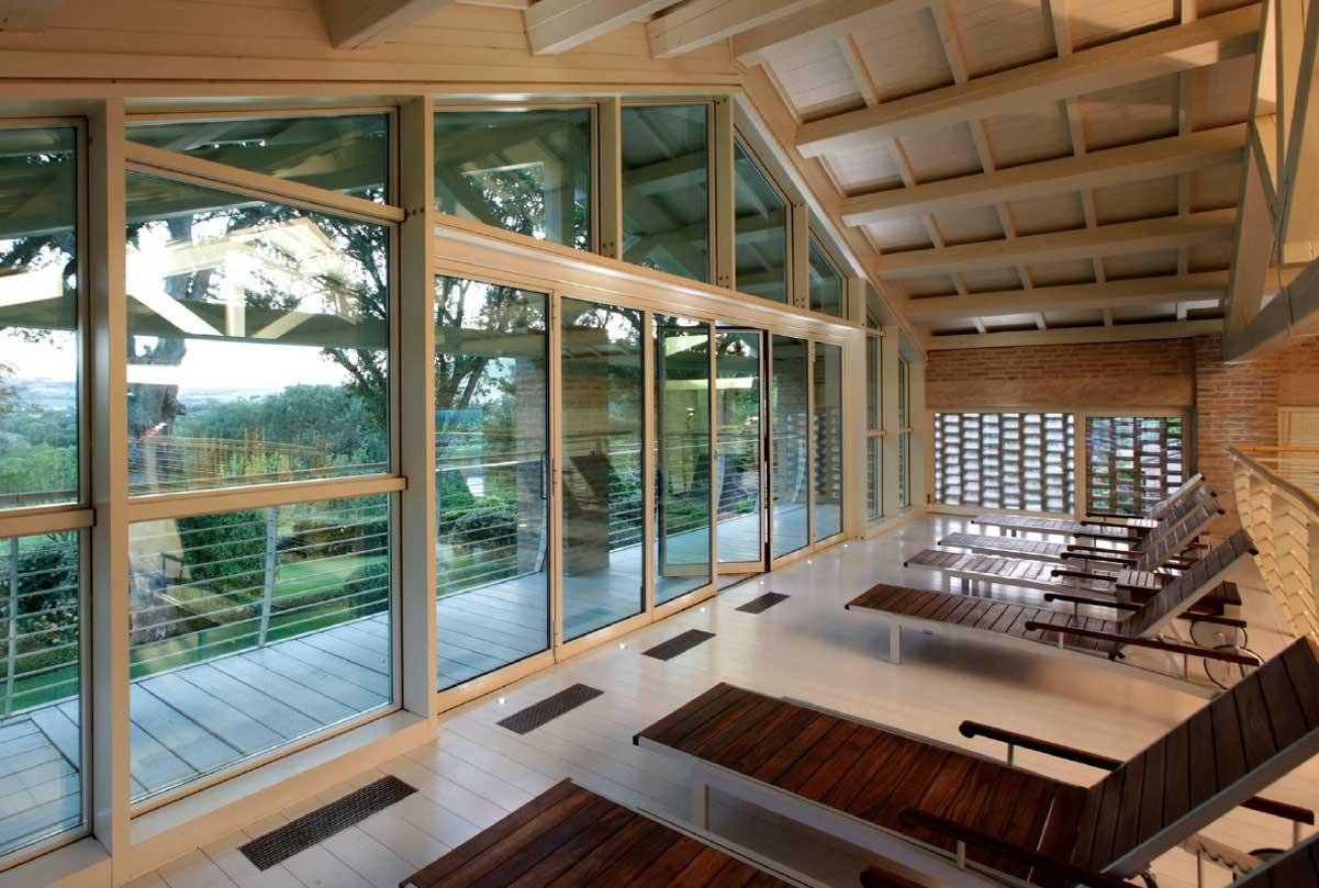 Centro benessere e spa della Tenuta