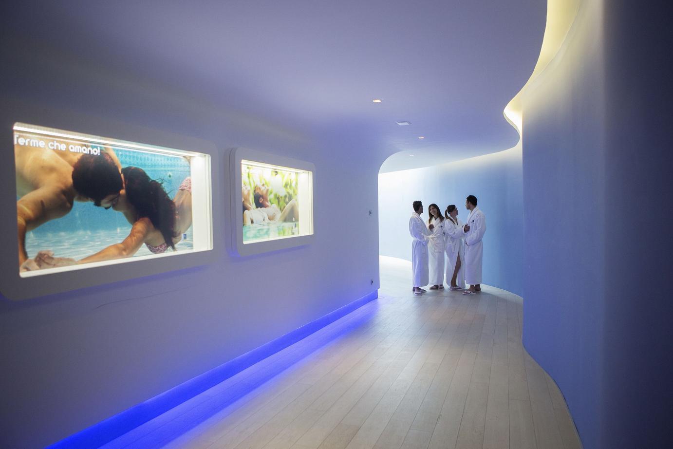 Tunnel di collegamento hotel-spa