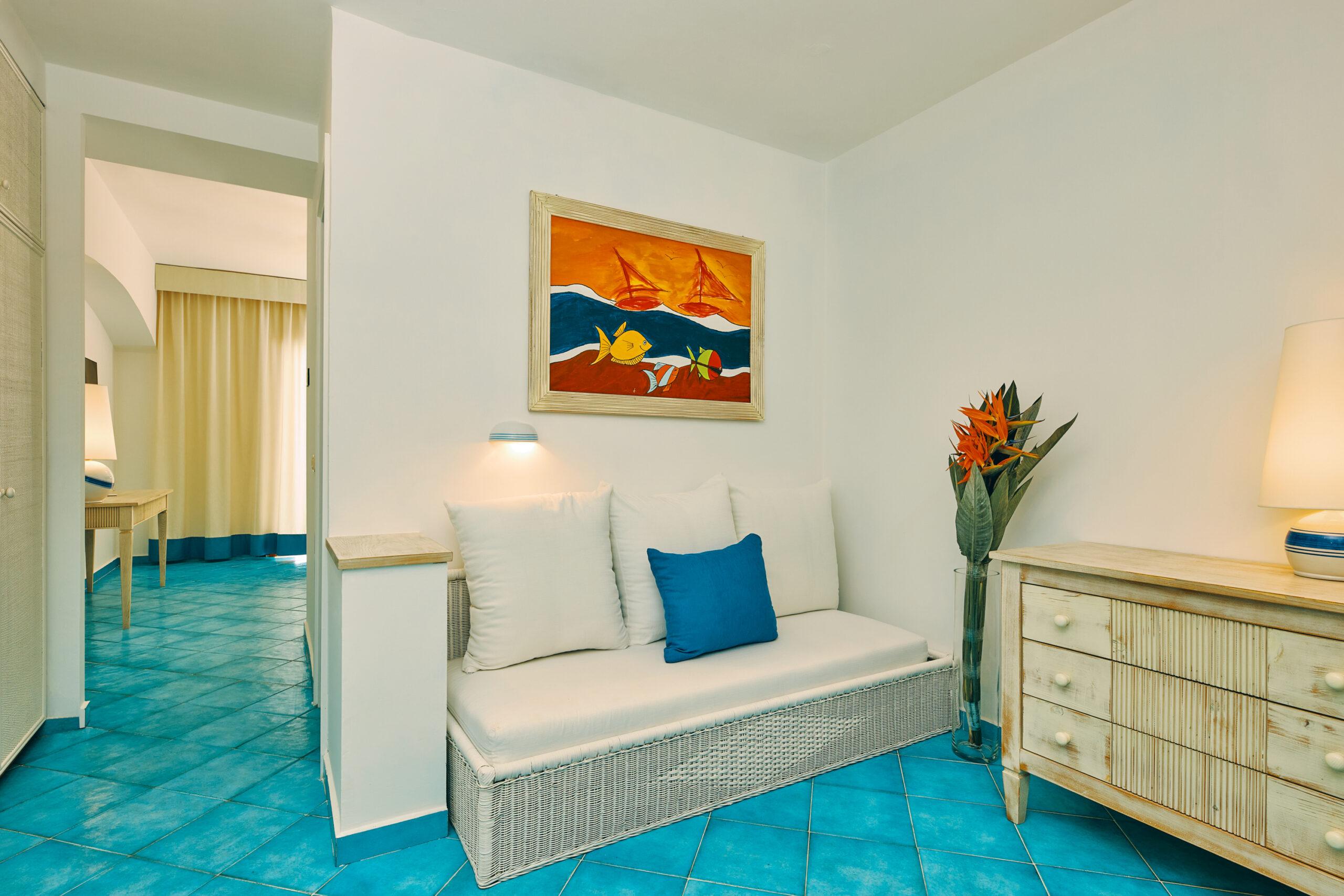 Camera Junior Suite con vista sul porticciolo