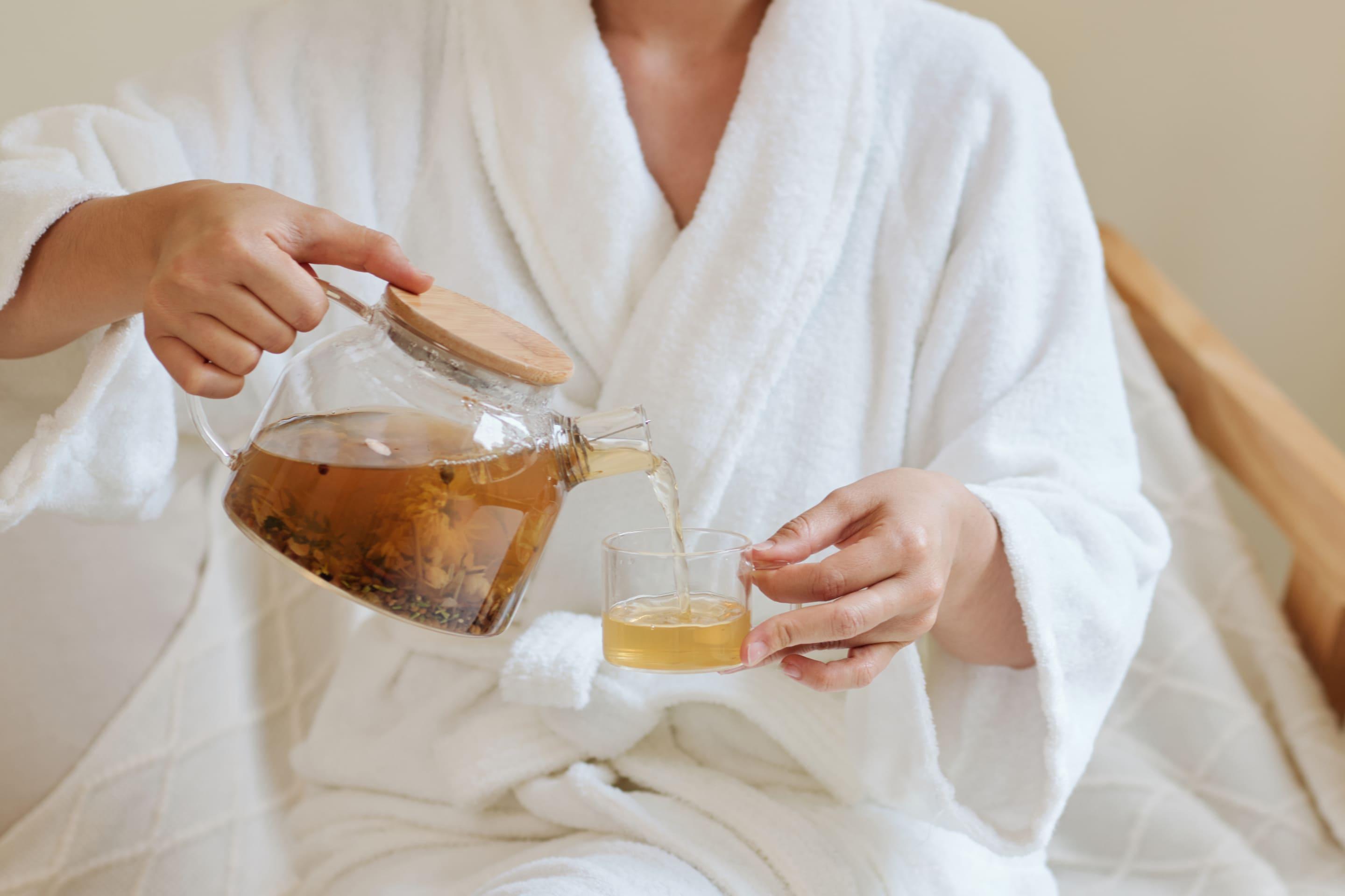 Zone relax con tisane centro benessere