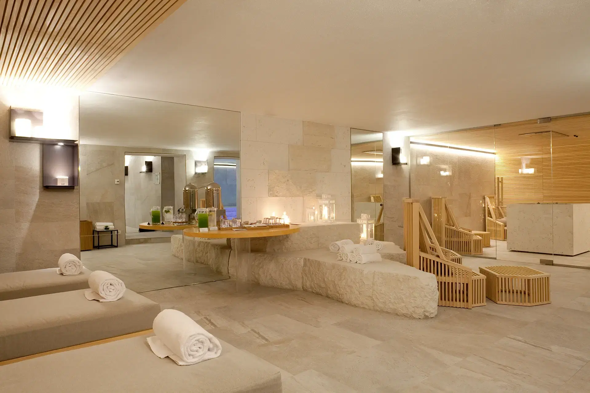 Struttura della spa di Portopiccolo