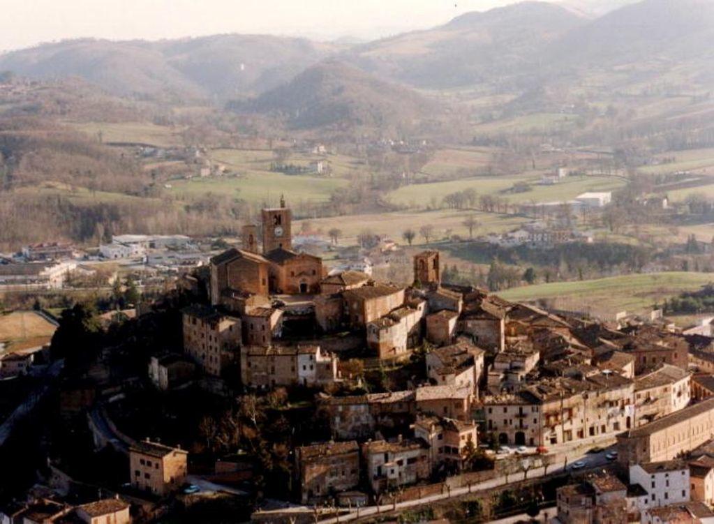 Landscape view from agriturismo