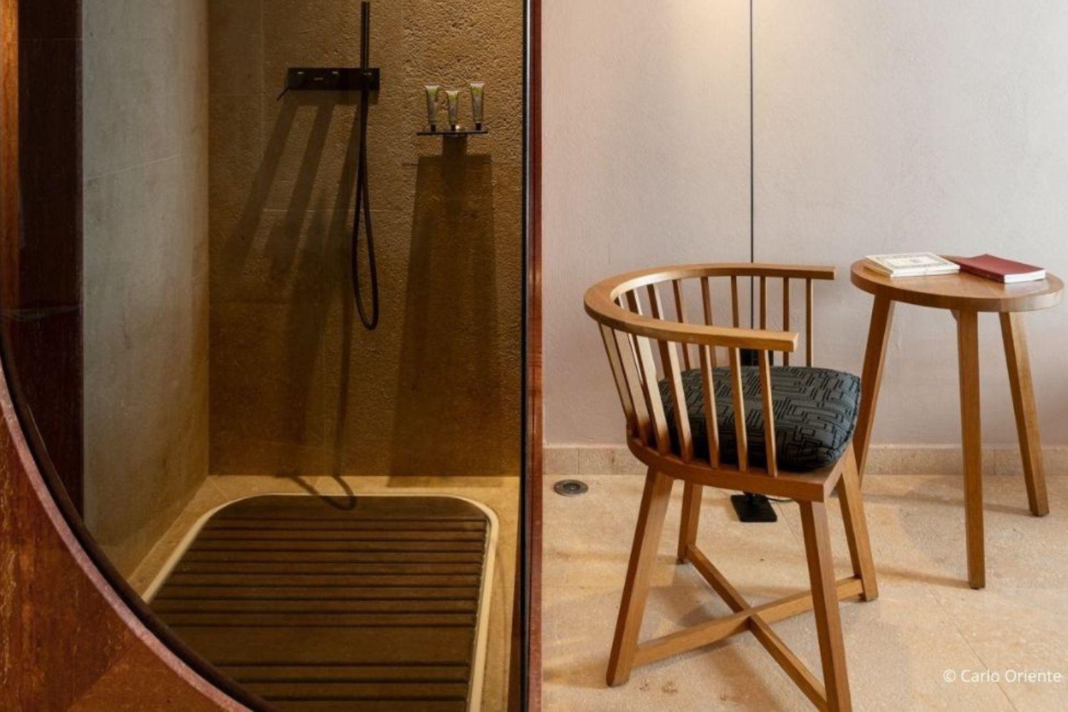 Bagno con doccia della camera Classic