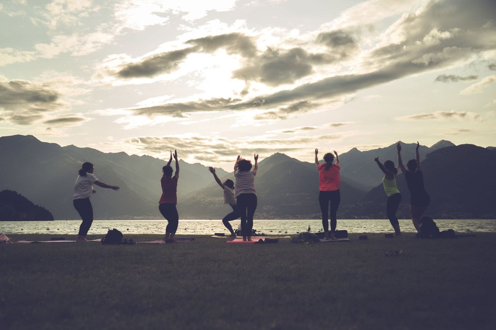 Vista generale del resort sulla spiaggia