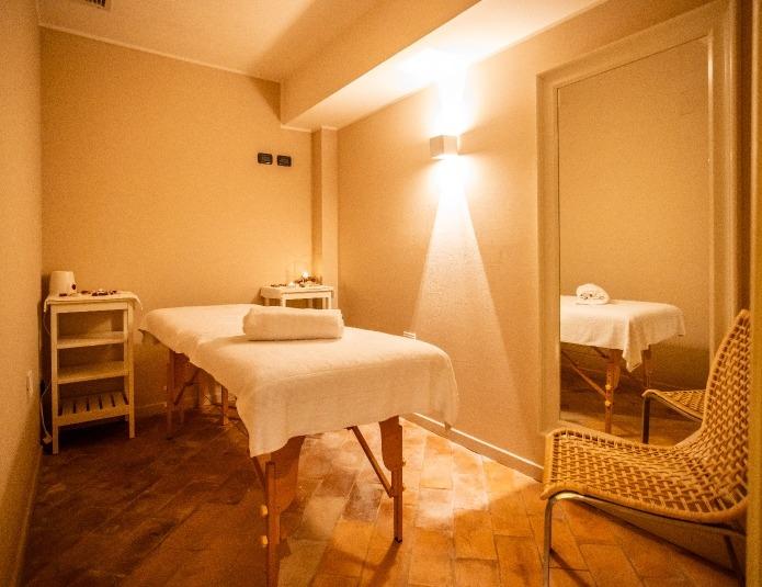 Sauna finlandese dell'area Wellness