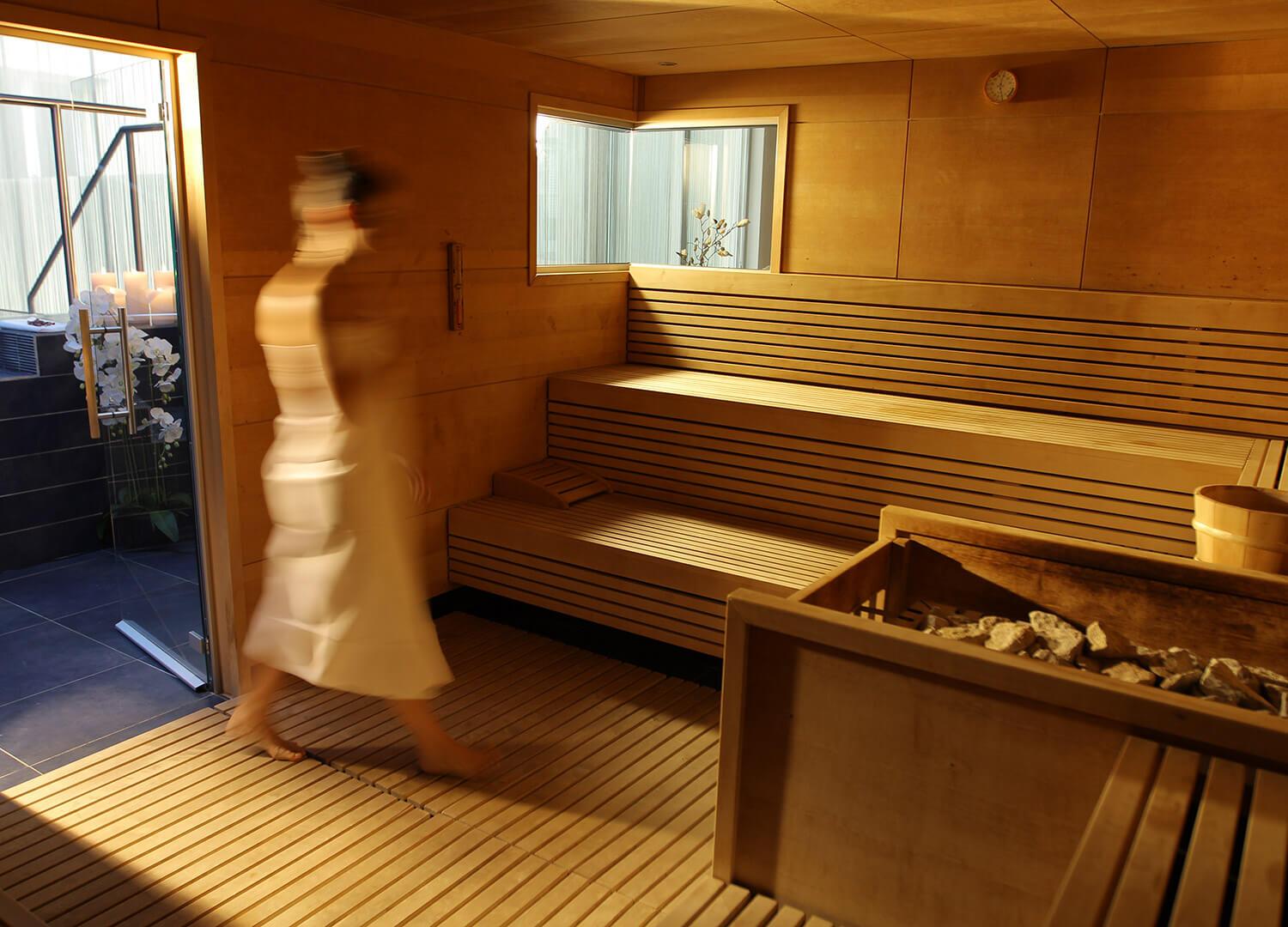 Area sauna e relaxarium