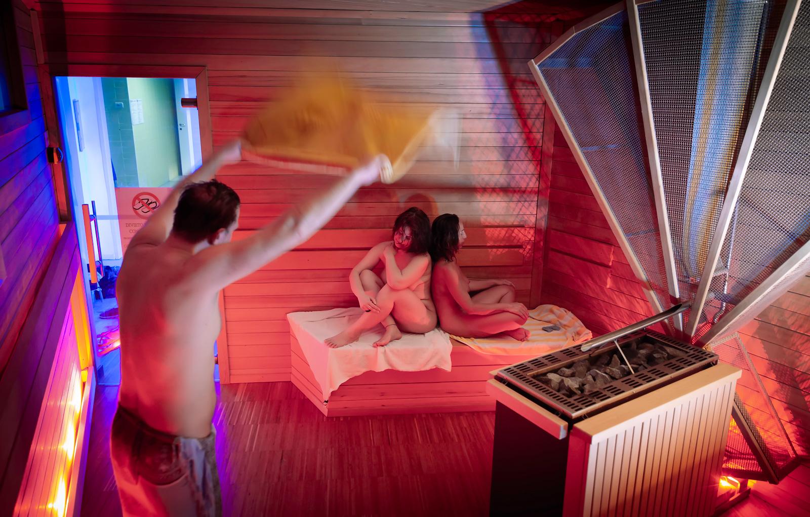 Sauna grande da 25 posti
