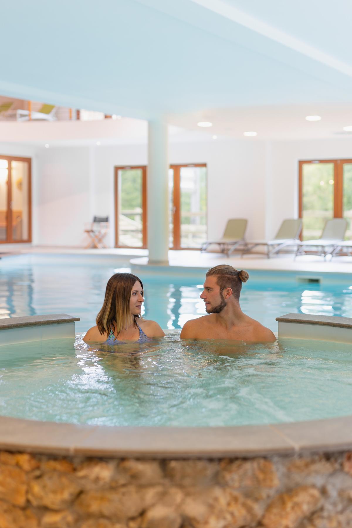 Centro benessere Grien SPA con piscina e bosco