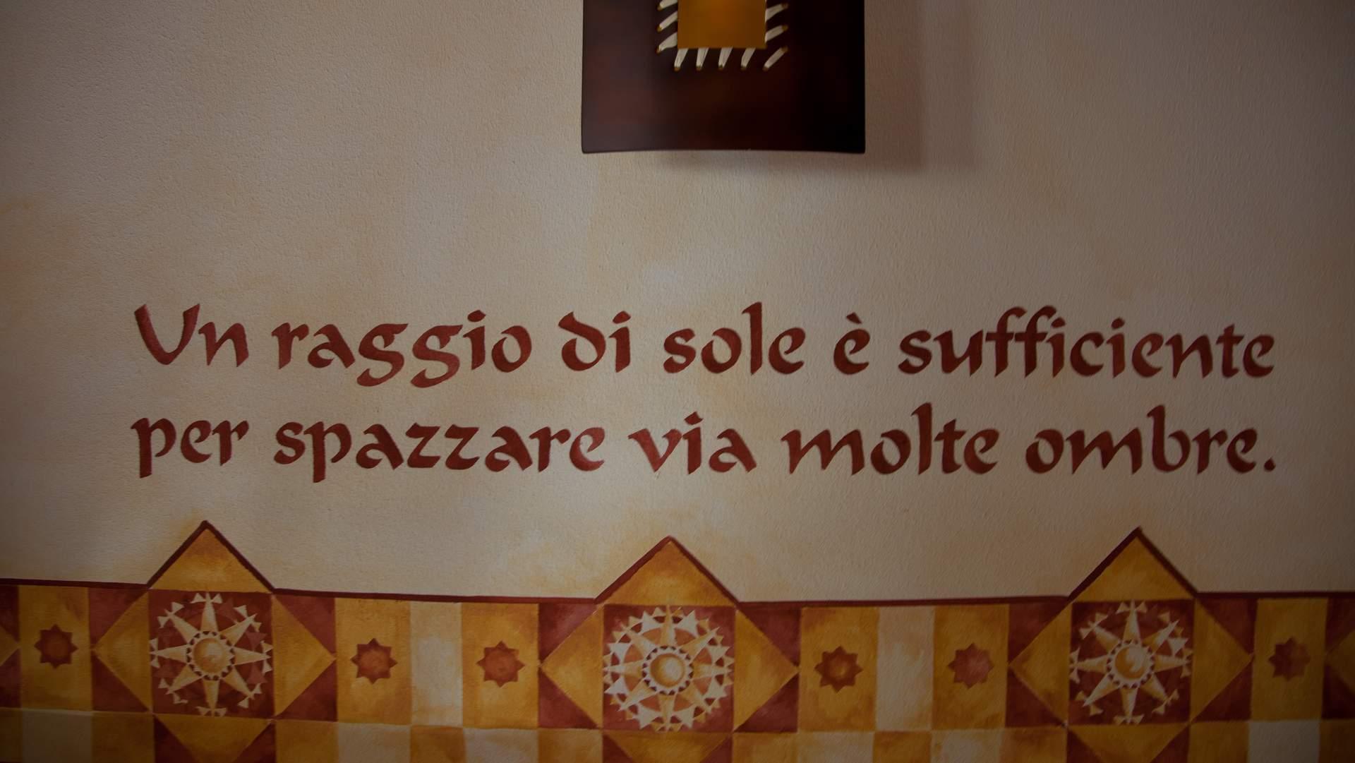 Camera Sole realizzata in legno di Cirmolo