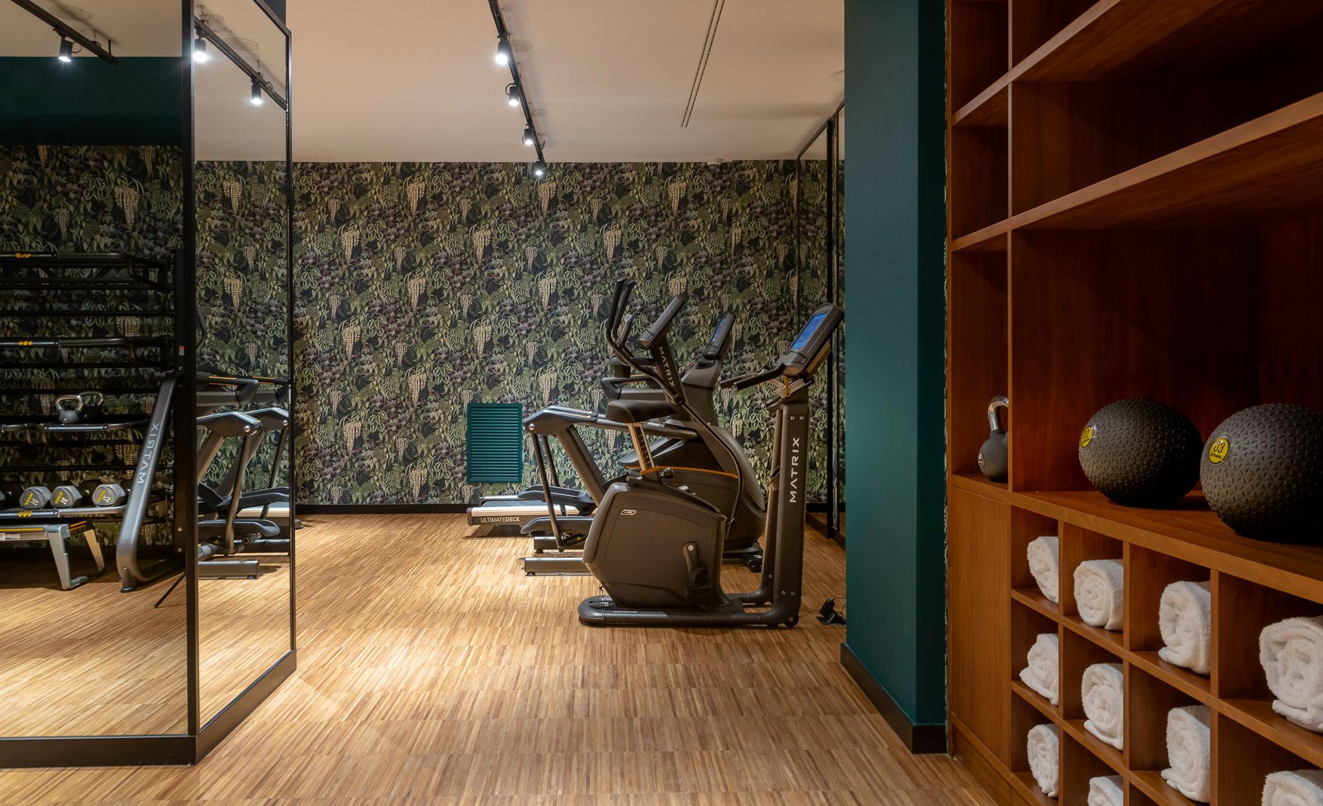 Fitness center dell'hotel