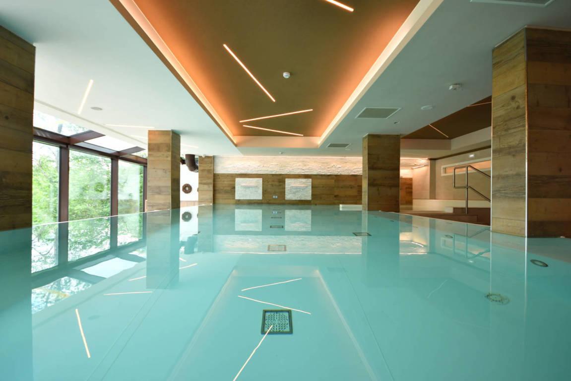 Interno dell'area spa e benessere