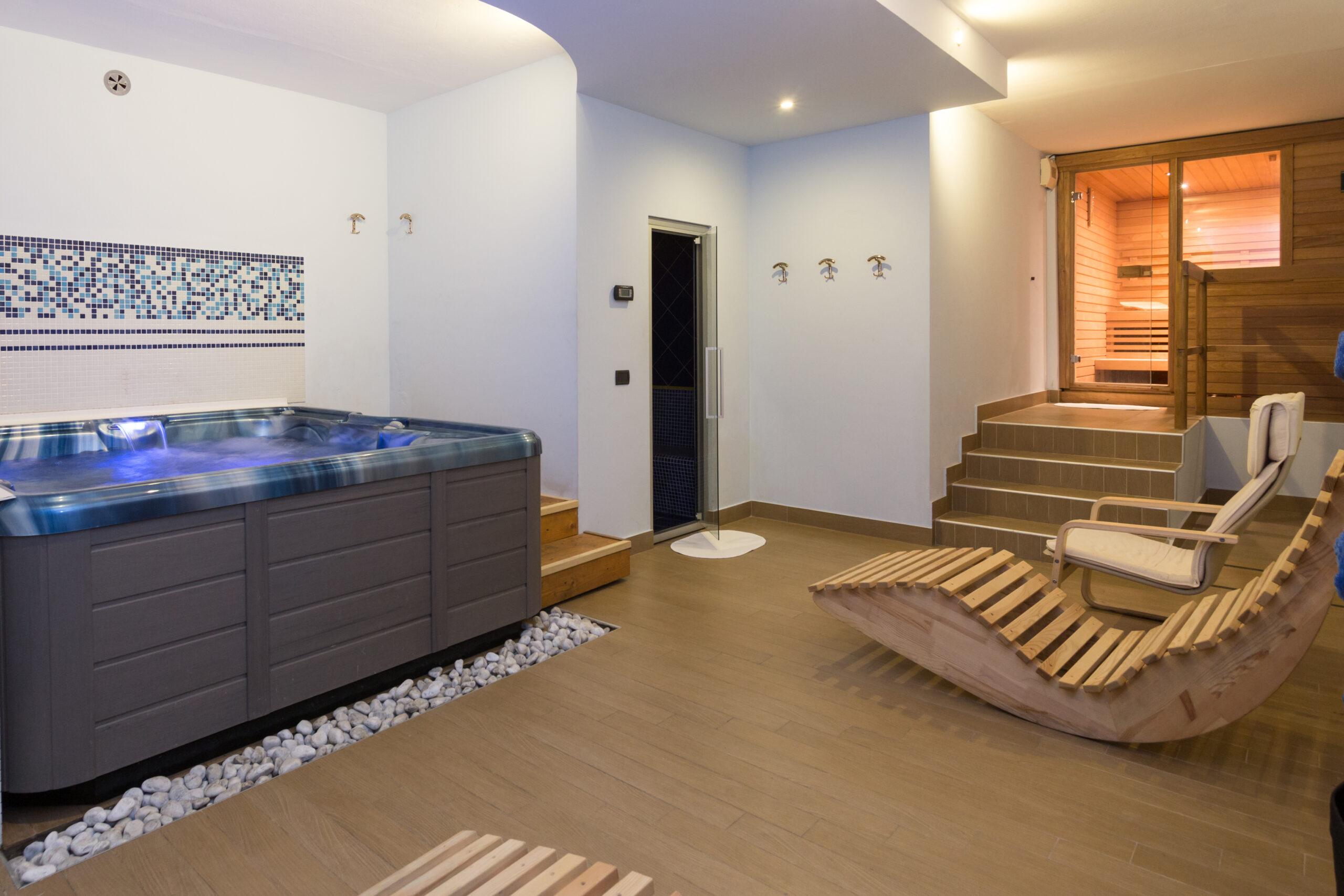 Centro benessere per spa privè in hotel mare blu a pineto