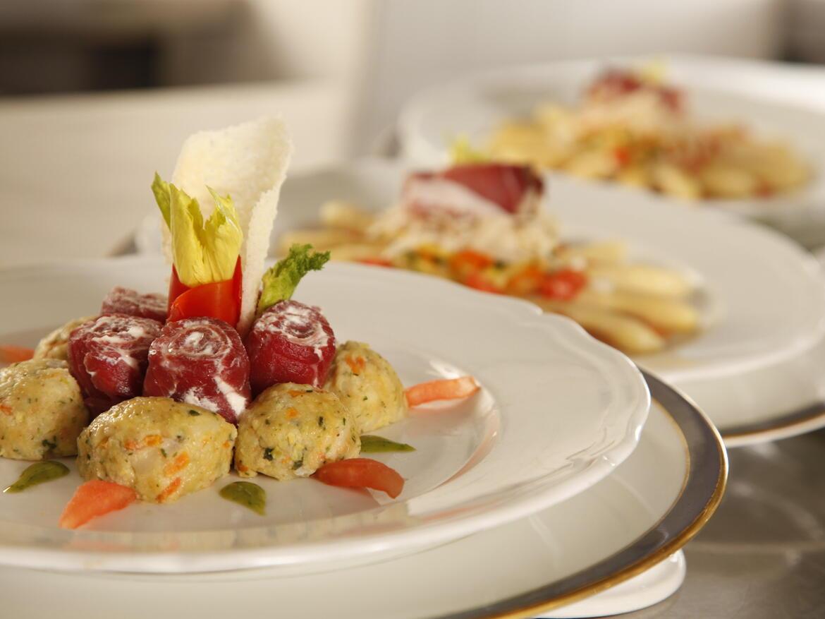 Piatti tipici trentini del ristorante