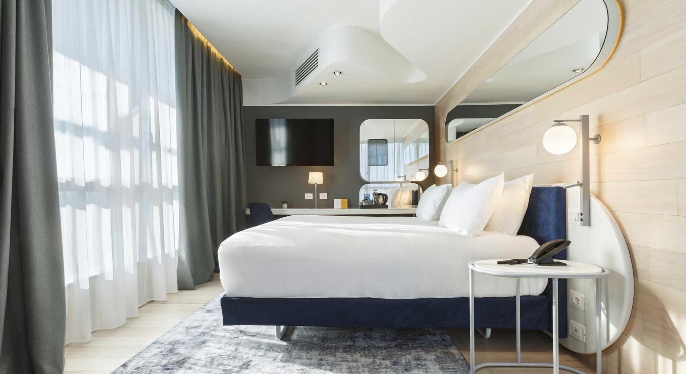 Camera premium con vista sulla città di Milano