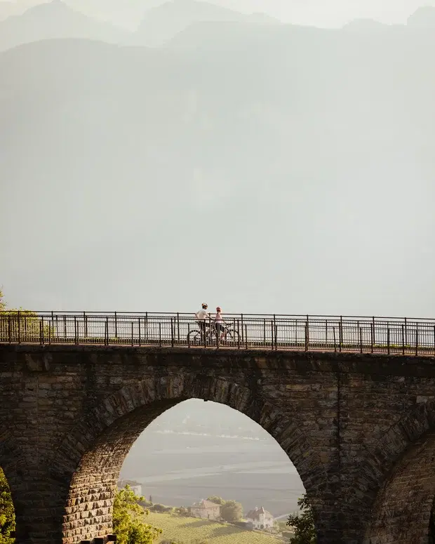 Paesaggio naturale attorno al Lago di Caldaro