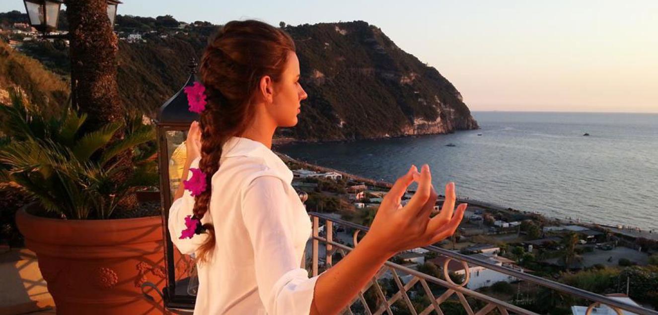 Area piscine termali panoramiche Baia di Citara