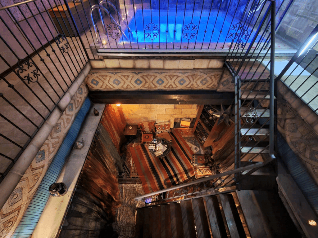 Area relax e piscina