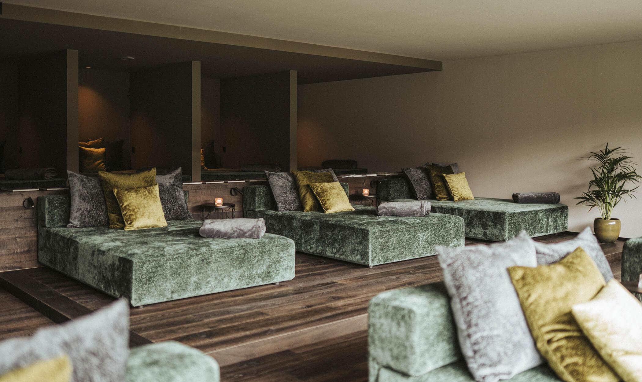 Ambiente del Tirolensis circondato dal verde